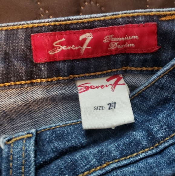 Seven7 jeans sz 27 waist - Picture 5 of 9